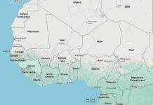 La Repubblica di Guinea su Google Maps
