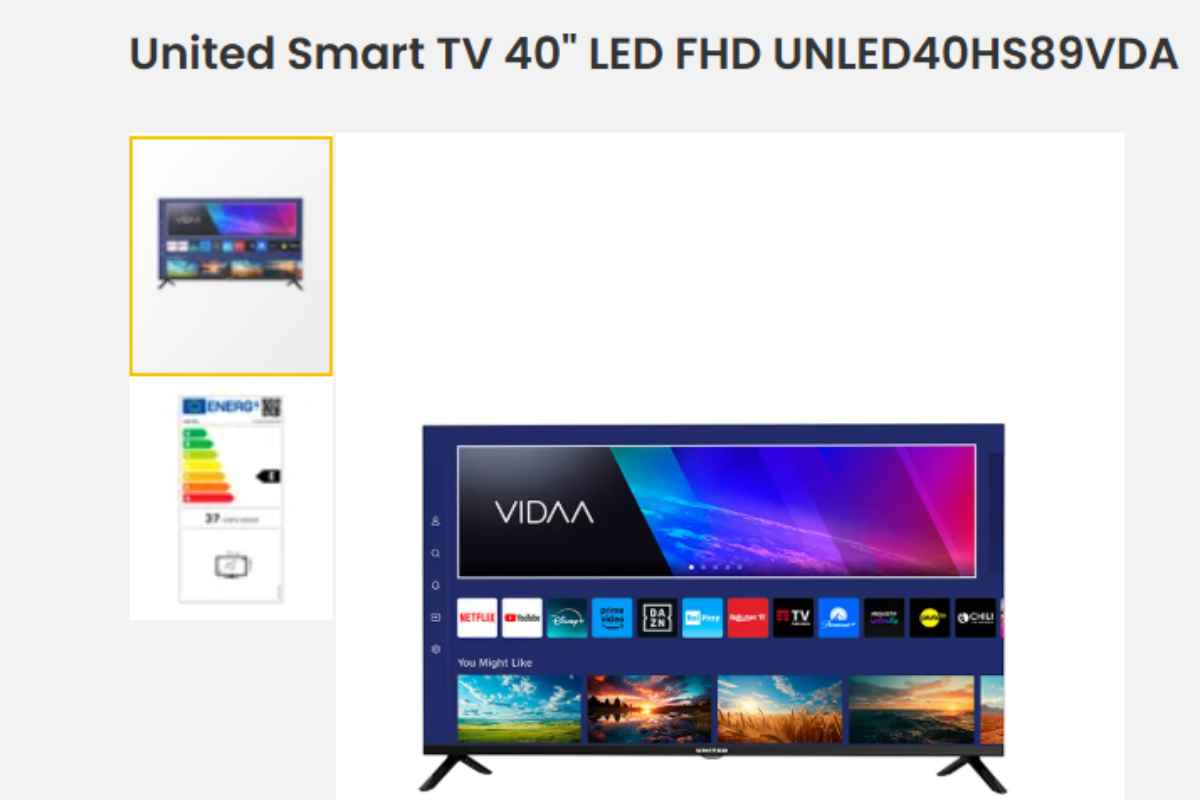 Eurospin, offerta shock: Smart TV 40 pollici a un prezzo incredibile. Affrettati, lo sconto scade a giorni smart tv 40 pollici eurospin