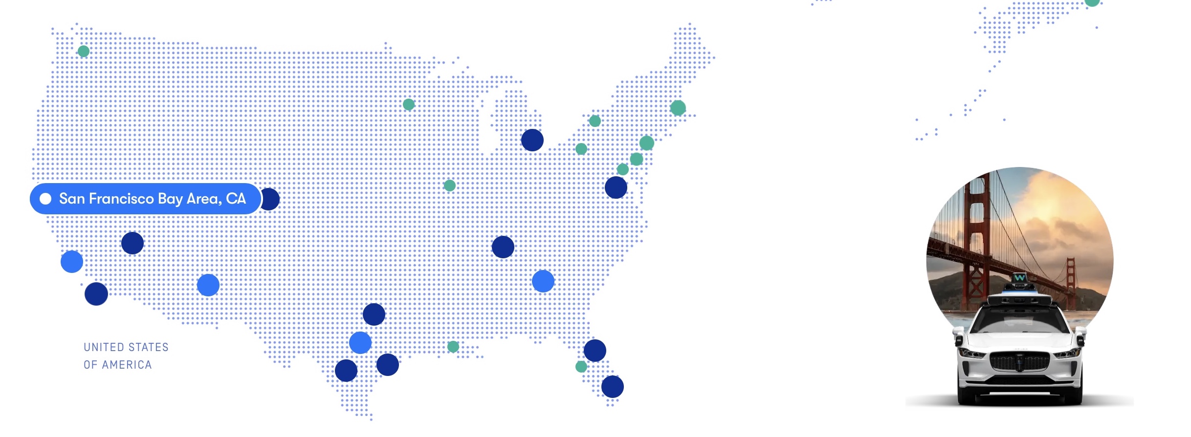macitynet.it Waymo robotaxi - la diffusione negli USA - immagine dal sito Waymo