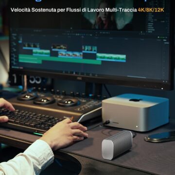 TerraMaster D1 SSD Pro, astuccio Thunderbolt 5 fanless fino a 7.061 MB/s - macitynet.it