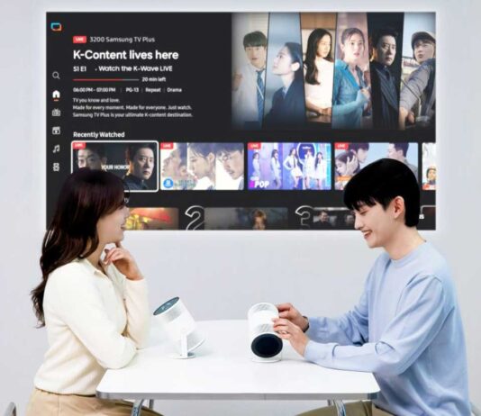 Samsung Freestyle Plus è un proiettore portatile compatto con AI Samsung Freestyle Plus è uno schermo schermo portatile compatto con AI - macitynet.it