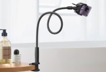 Il supporto a collo d’oca Lamicall vi fa appendere iPhone anche al letto macitynet.it