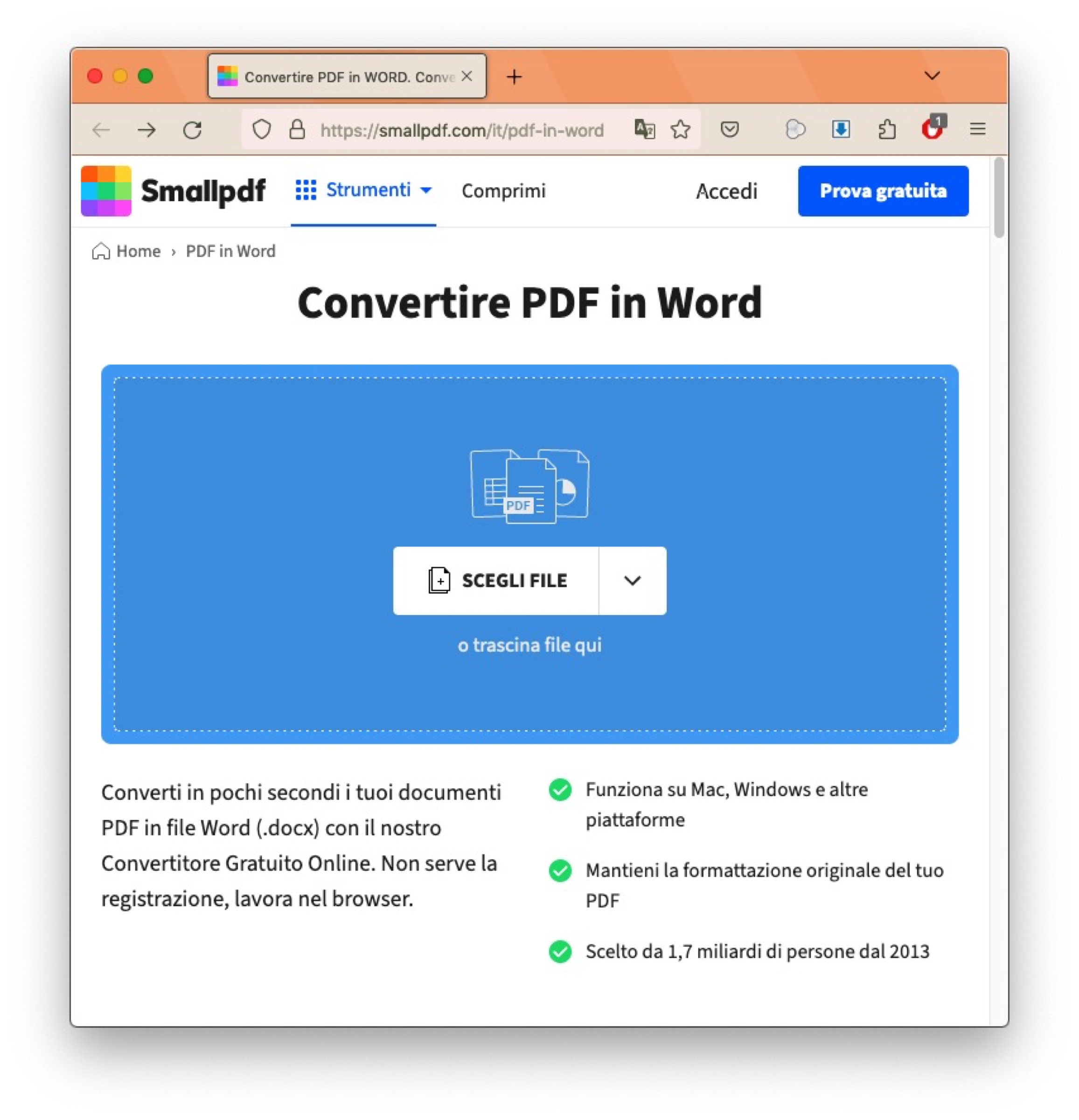 Smallpdf trasforma i PDF in Word mantenendo intatta la formattazione originale - macitynet.it Smallpdf trasforma i PDF in Word mantenendo intatta la formattazione originale - macitynet.it