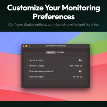HotspotPeek per Mac monitora in tempo reale il consumo dati dell'hotspot - macitynet.it