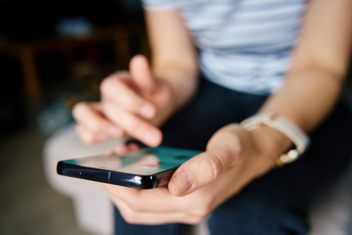 Donna smartphone Donna smartphone