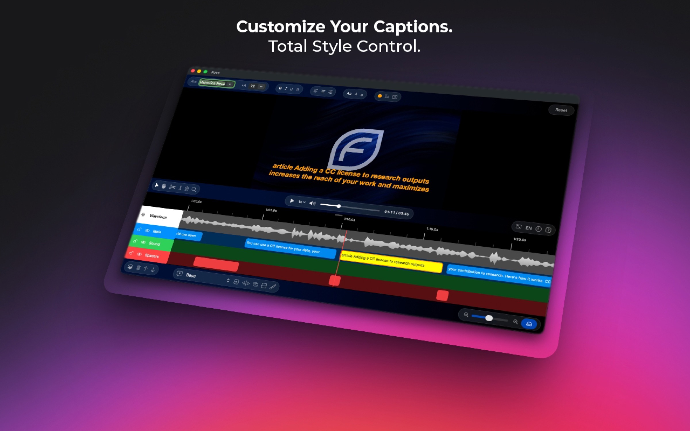 Fuse Caption Studio per Mac crea i sottotitoli per i video anche offline per soli 3,99 $ - macitynet.it Fuse Caption Studio per Mac crea i sottotitoli per i video anche offline per soli 3,99 $ - macitynet.it