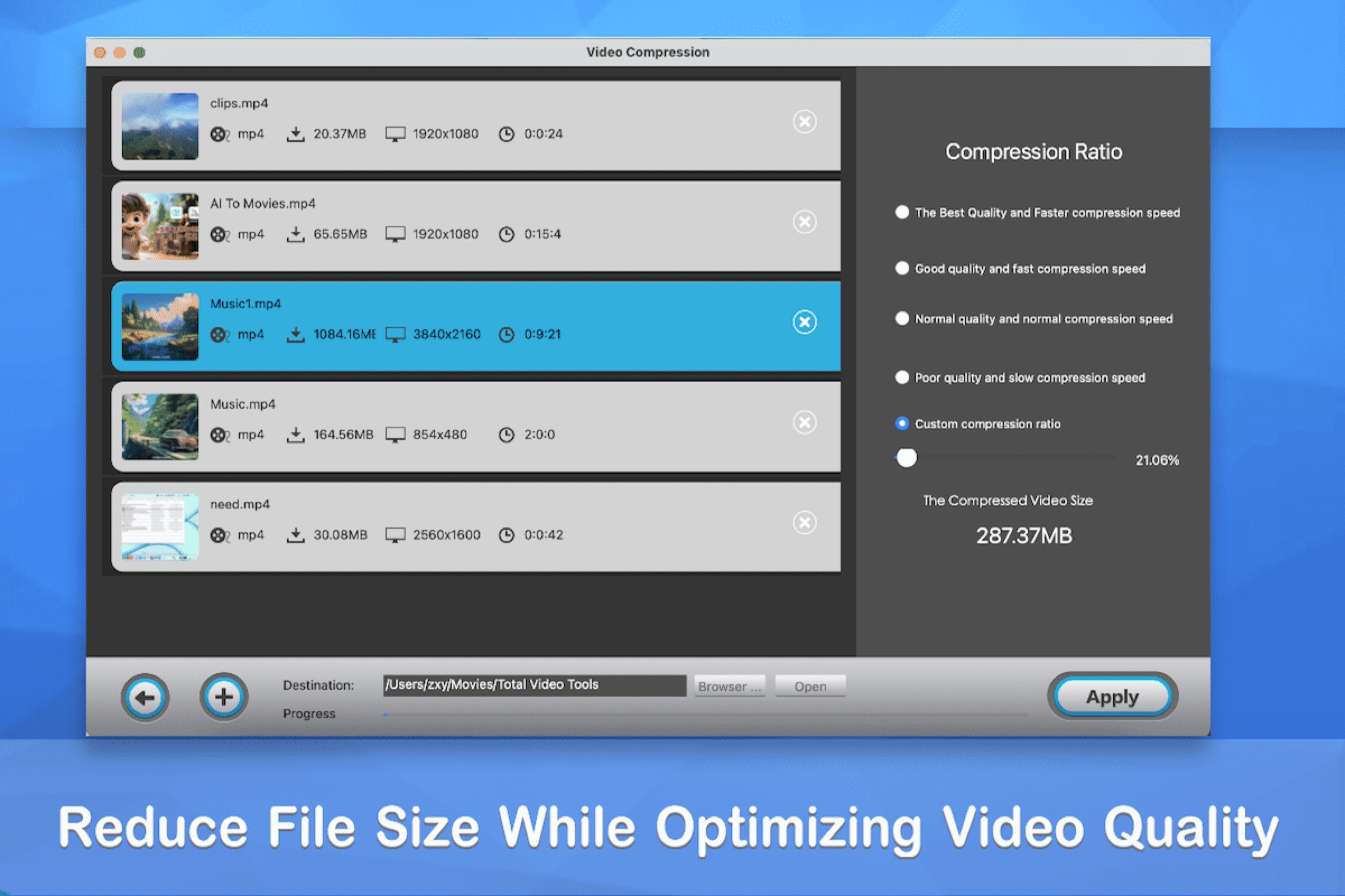 Total Video Tools per Mac: conversione video e audio 30x con supporto a oltre 200 formati per soli 3$ - macitynet.it Total Video Tools per Mac: conversione video e audio 30x con supporto a oltre 200 formati per soli 3$ - macitynet.it