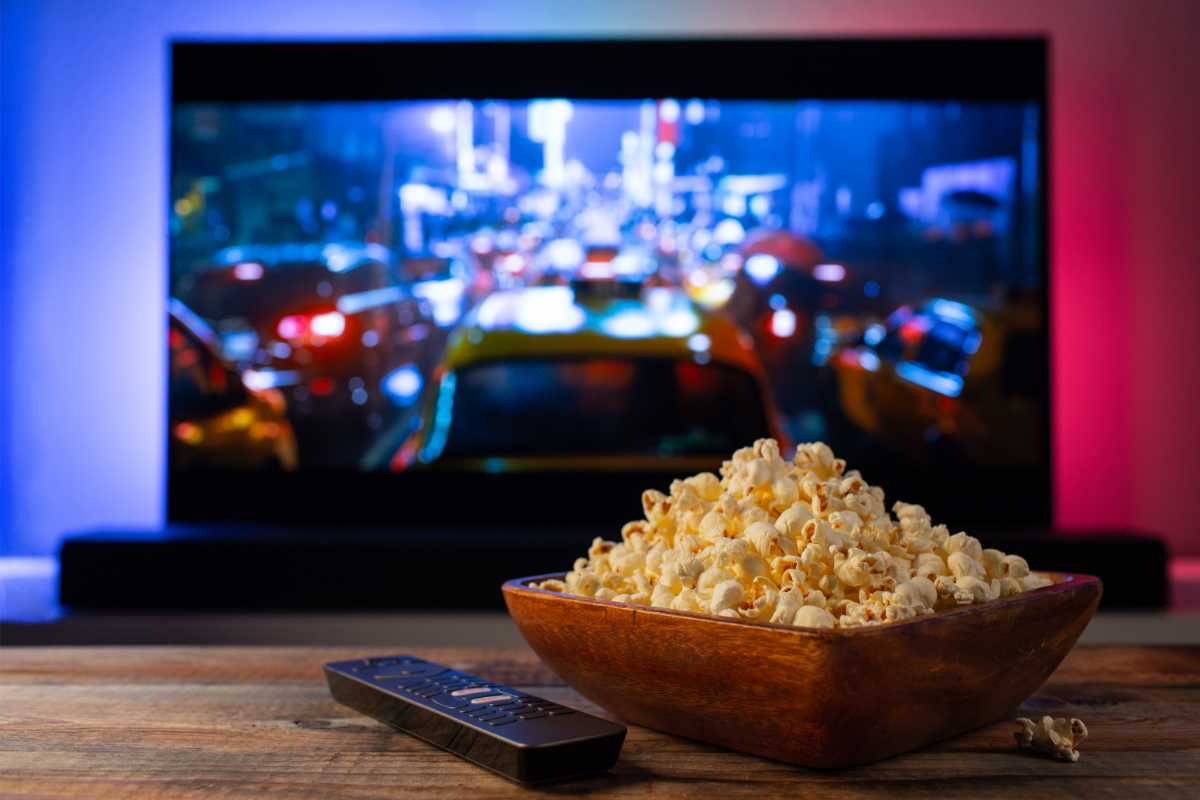 Tv Tv telecomando popcorn