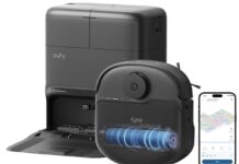 Eufy Omni C28, aspirazione da 15.000 Pa e rullo HydroJet in offerta a 459 € Eufy Omni C28, aspirazione da 15.000 Pa e rullo HydroJet nel robot sotto i 600 euro - macitynet.it