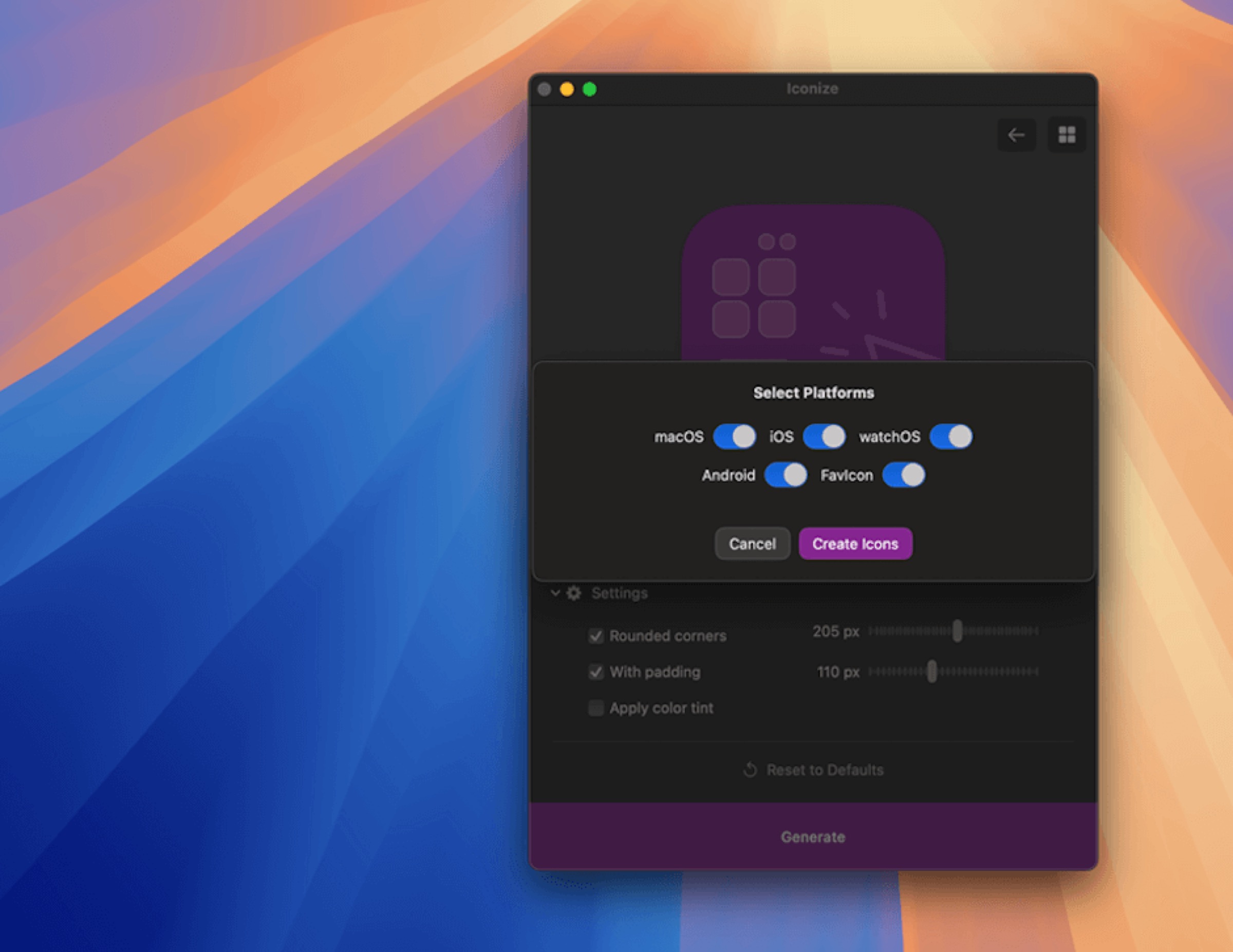 Iconize crea icone per Mac, iPhone, Android e web con un semplice ...