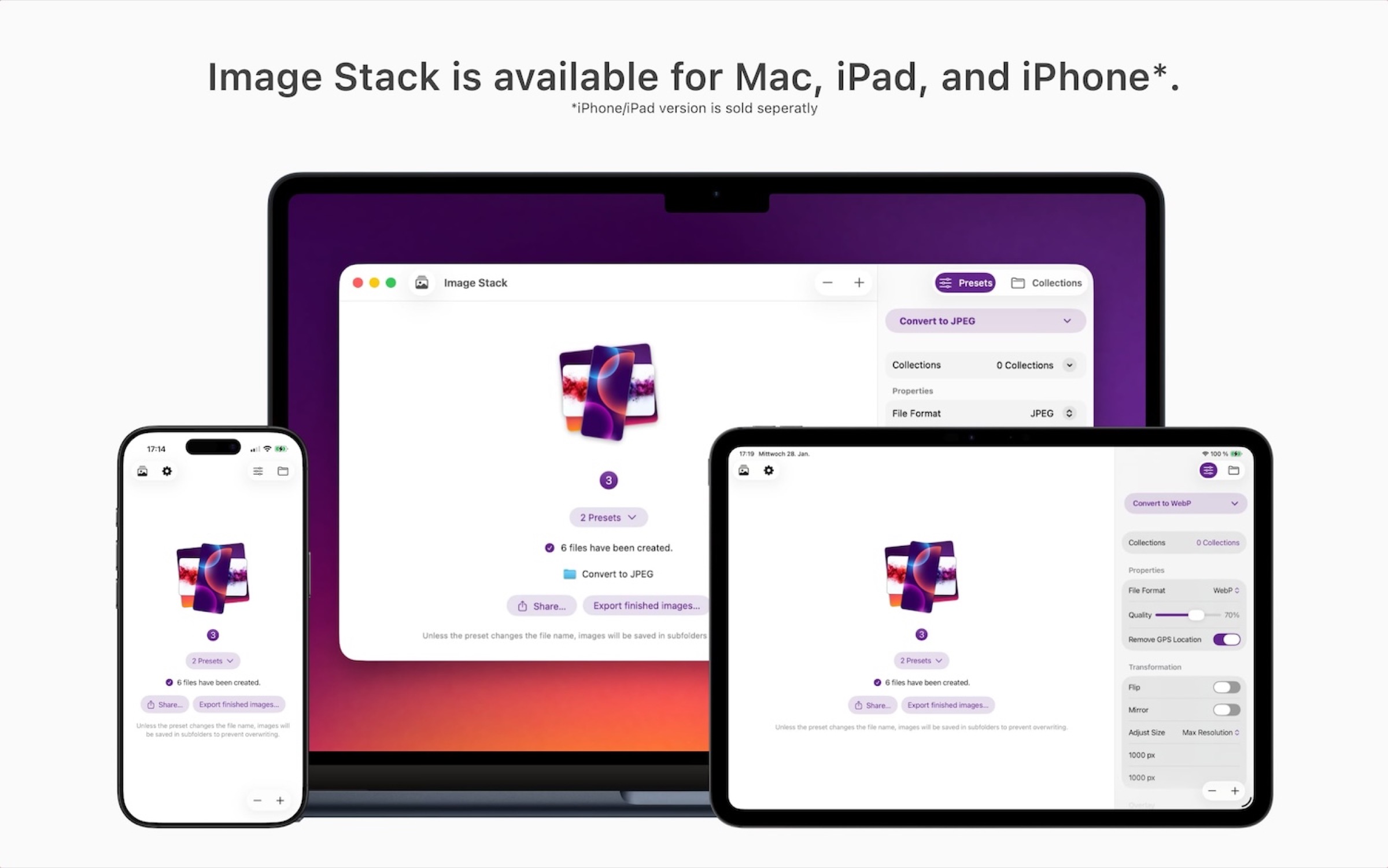 Come convertire e organizzare immagini in serie su Mac con Image Stack ...