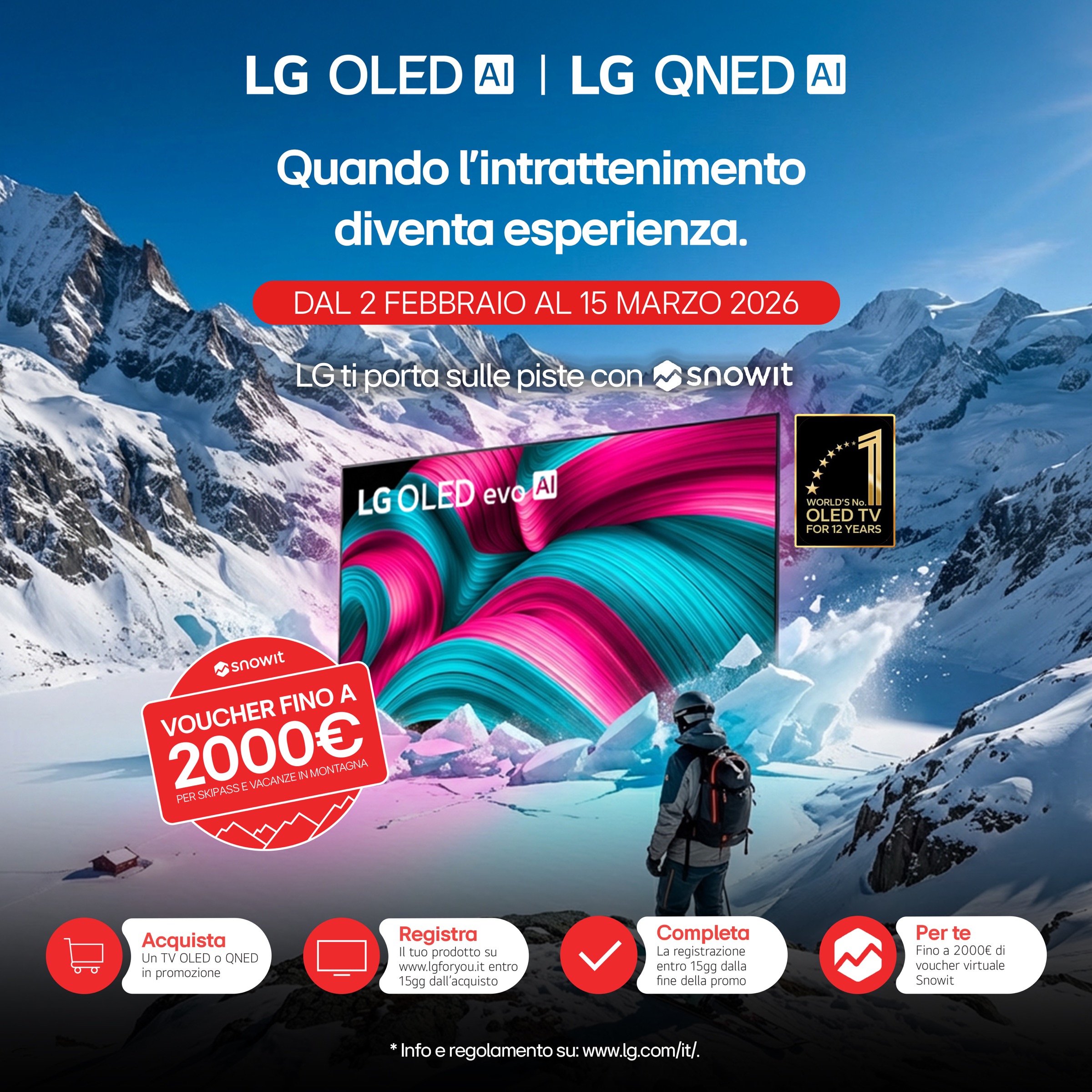 Comprando un TV LG andate in settimana bianca con Snowit - macitynet.it Comprando un TV LG andate in settimana bianca con Snowit - macitynet.it