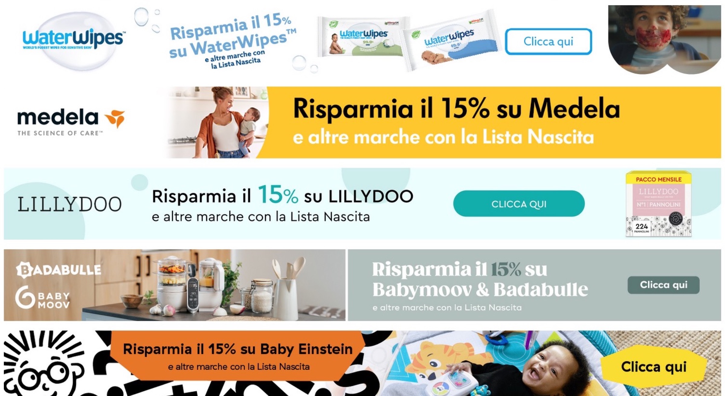 Lista nascita: su Amazon c'è l'extra sconto del 15% - macitynet.it Lista nascita: su Amazon c'è l'extra sconto del 15% - macitynet.it