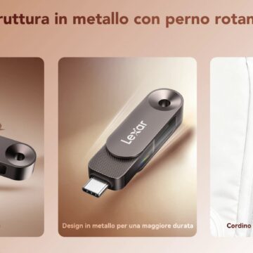 Lexar JumpDrive D500, la chiavetta USB-C definitiva con velocità supersonica - macitynet.it