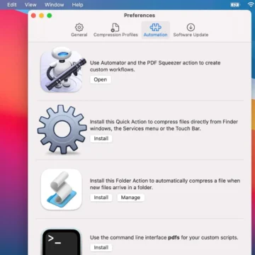 PDF Squeezer 4, ottimizzata per Apple Silicon l’utility per comprimere i PDF - macitynet.it