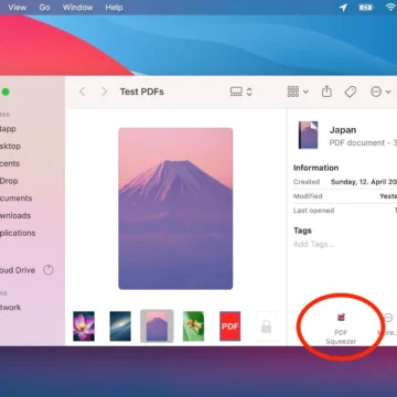 PDF Squeezer 4, ottimizzata per Apple Silicon l’utility per comprimere i PDF - macitynet.it