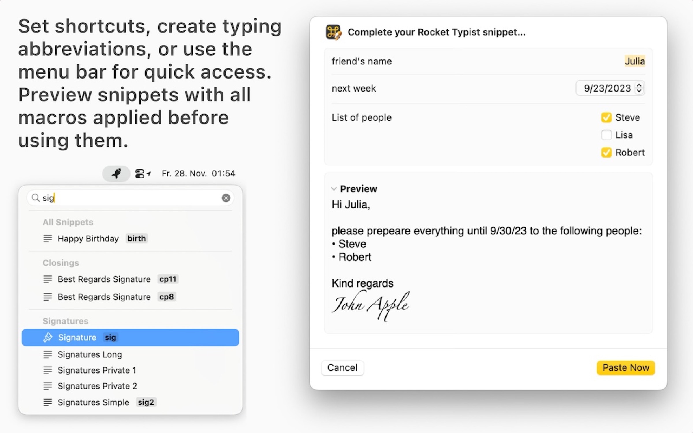 Rocket Typist Pro: il text expander per Mac agli steroidi a soli 3.50 $ - macitynet.it Rocket Typist Pro: il text expander per Mac agli steroidi a soli 3.50 $ - macitynet.it