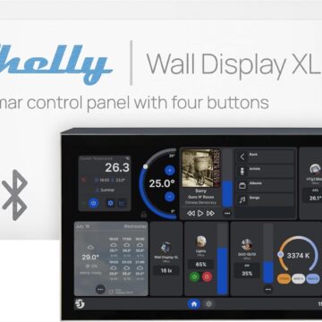 Shelly Wall Display XL, il display da parete per la domotica a portata di tutti - macitynet.it