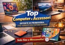 MacBook, iPad, PC notebook memorie e accessori – ultime ore offerte Amazon di Primavera MacBook, iPad, notebook e accessori più comprati con le offerte Amazon - giorno 5 - macitynet.it