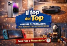 I Top dei Top prodotti in sconto nelle ultime ore delle offerte di Primavera Amazon Amazon Top dei Top, i prodotti più venduti del quarto giorno delle Offerte di Primavera - macitynet.it