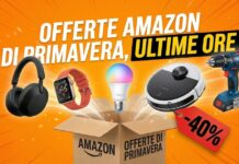 Ultime minuti di Offerte di Primavera Amazon: centinaia di offerte ancora attive Ultime ore Offerte di Primavera Amazon - Macitynet / Amazon Spring Deals