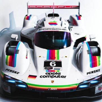 Porsche gareggerà in California con i colori storici della livrea Apple Computer - macitynet.it