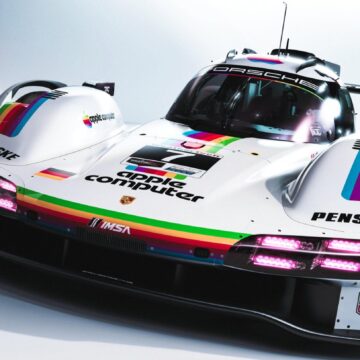 Porsche gareggerà in California con i colori storici della livrea Apple Computer - macitynet.it