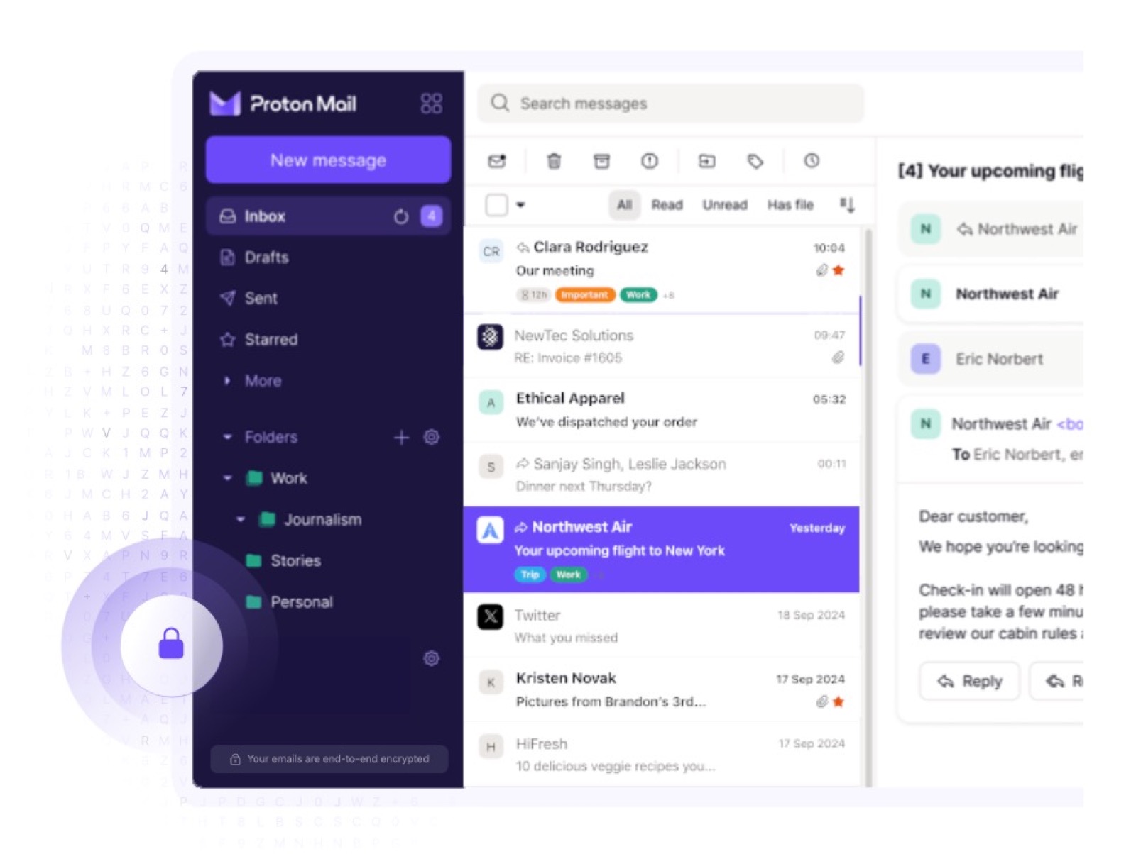 Proton Mail punta sulla crittografia end-to-end come migliore alternativa a Gmail - macitynet.it Proton Mail punta sulla crittografia end-to-end come migliore alternativa a Gmail - macitynet.it