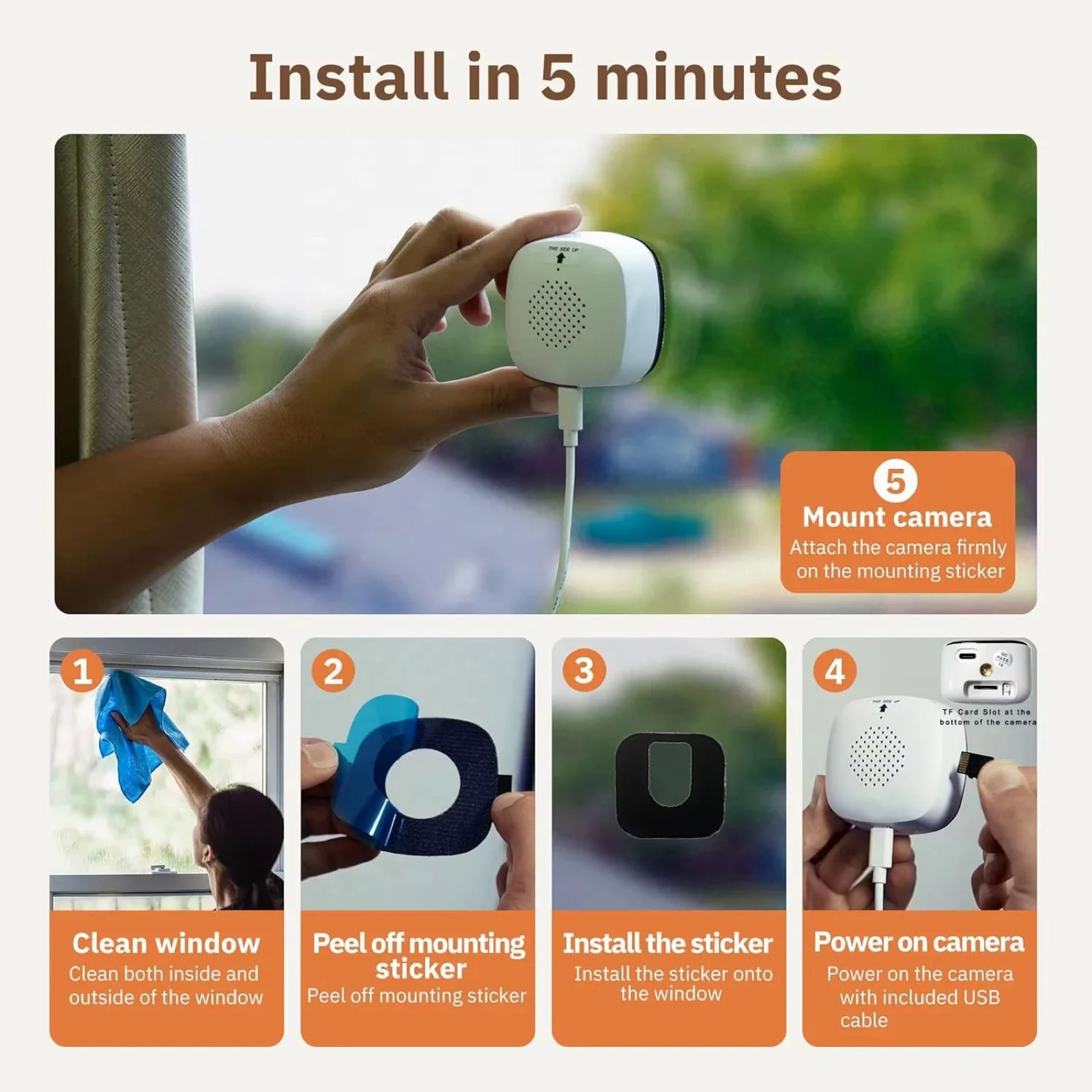 Telecamera da finestra per sorvegliare la casa dall'interno a meno di 13 € - macitynet.it Telecamera da finestra per sorvegliare la casa dall'interno a meno di 13 € - macitynet.it