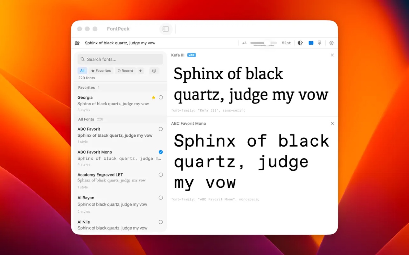 Con FontPeek confrontare i font su Mac è facilissimo - macitynet.it Con FontPeek confrontare i font su Mac è facilissimo - macitynet.it