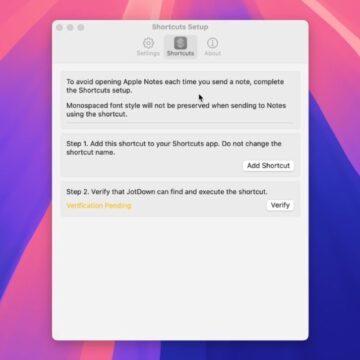 JotDown per Mac mette l'app Note di Apple nella barra dei menu - macitynet.it