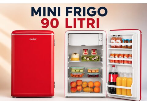 Il frigo rétro da 93 litri che sta ovunque è in offerta a 139 euro
