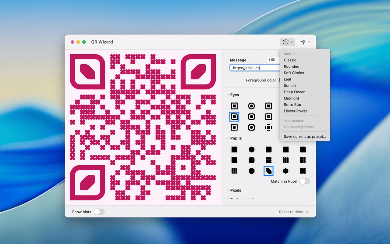 Con QR Wizard create codici QR personalizzati su Mac - macitynet.it Con QR Wizard create codici QR personalizzati su Mac - macitynet.it