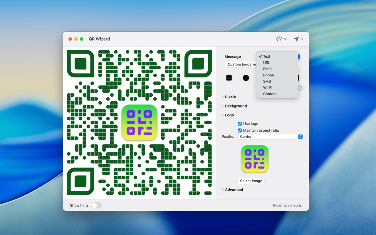 Con QR Wizard create codici QR personalizzati su Mac - macitynet.it Con QR Wizard create codici QR personalizzati su Mac - macitynet.it