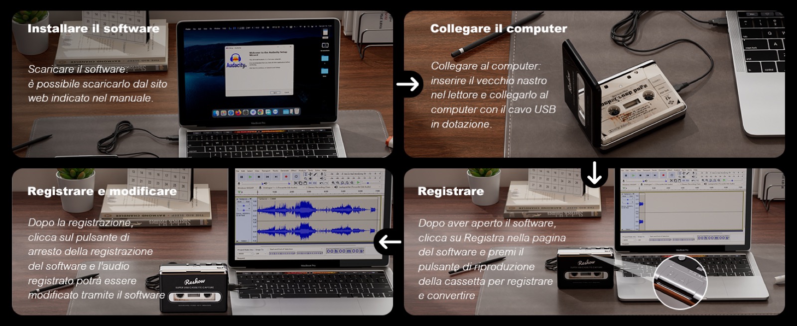 Da musicassetta a MP3, il lettore Reshow vi fa viaggiare nel tempo - macitynet.it Da musicassetta a MP3, il lettore Reshow vi fa viaggiare nel tempo - macitynet.it