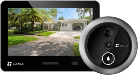 EZVIZ lancia EP4, lo spioncino 4K con riconoscimento facciale