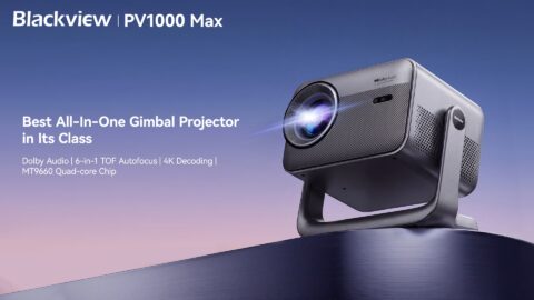 Proiezione senza limiti: Blackview PV1000 Max (1000 ANSI Lumen e Gimbal a 360°) in offerta a 269€
