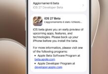 Come provare iOS 27 senza perdere tutti i dati Come provare iOS 27 senza perdere tutti i dati - macitynet.it