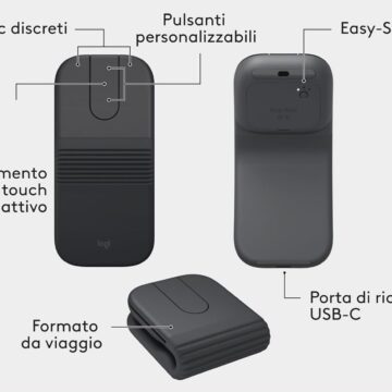 Logitech Mobi Fold: mouse pieghevole per chi lavora in mobilità - macitynet.it