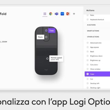 Logitech Mobi Fold: mouse pieghevole per chi lavora in mobilità - macitynet.it