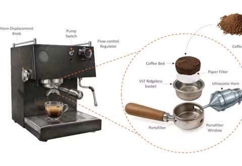Per estrarre il caffè niente acqua calda: bastano gli ultrasuoni