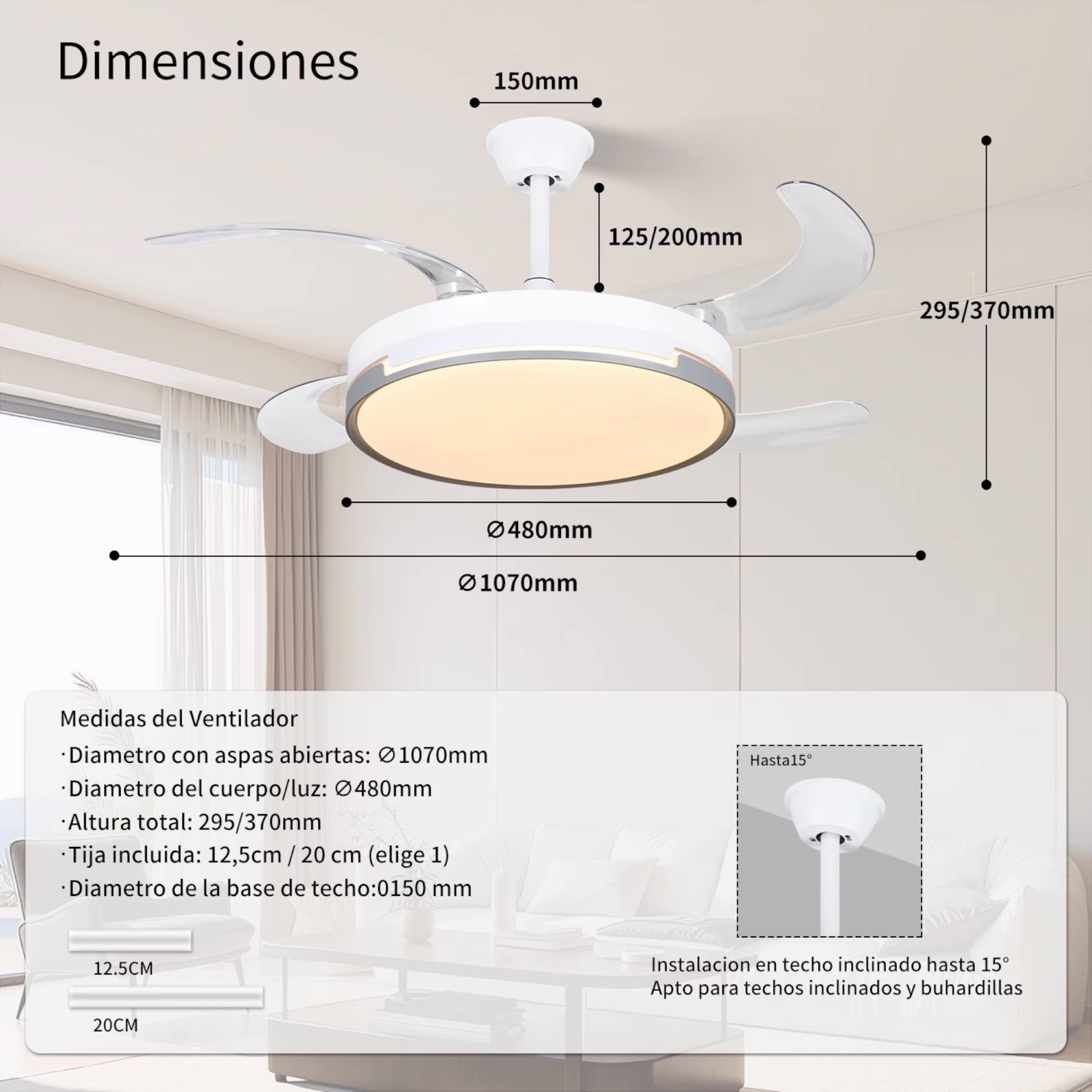 Lampadario LED con ventilatore incorporato a partire da 59 € - macitynet.it Lampadario LED con ventilatore incorporato a partire da 59 € - macitynet.it