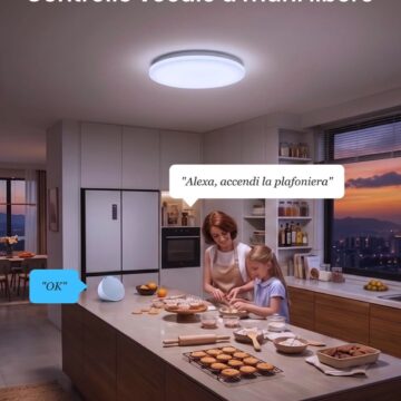 SwitchBot RGBICWW Ceiling Light, plafoniere Matter potenti e colorate senza hub - macitynet.it