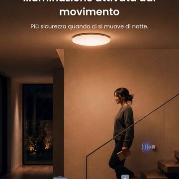 SwitchBot RGBICWW Ceiling Light, plafoniere Matter potenti e colorate senza hub - macitynet.it