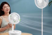 Ventilatore ricaricabile a 34 €: da terra e da tavolo, si ripiega quando non serve Ventilatore ricaricabile a 34 €: da terra e da tavolo, si ripiega quando non serve - macitynet.it