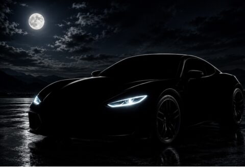 La vernice nera capace di far scomparire l’automobile