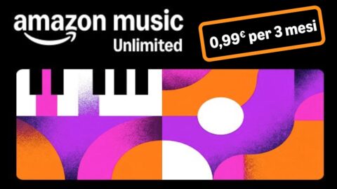 Amazon Music Unlimited: 3 MESI di brani in Ultra HD a soli 0,99 €