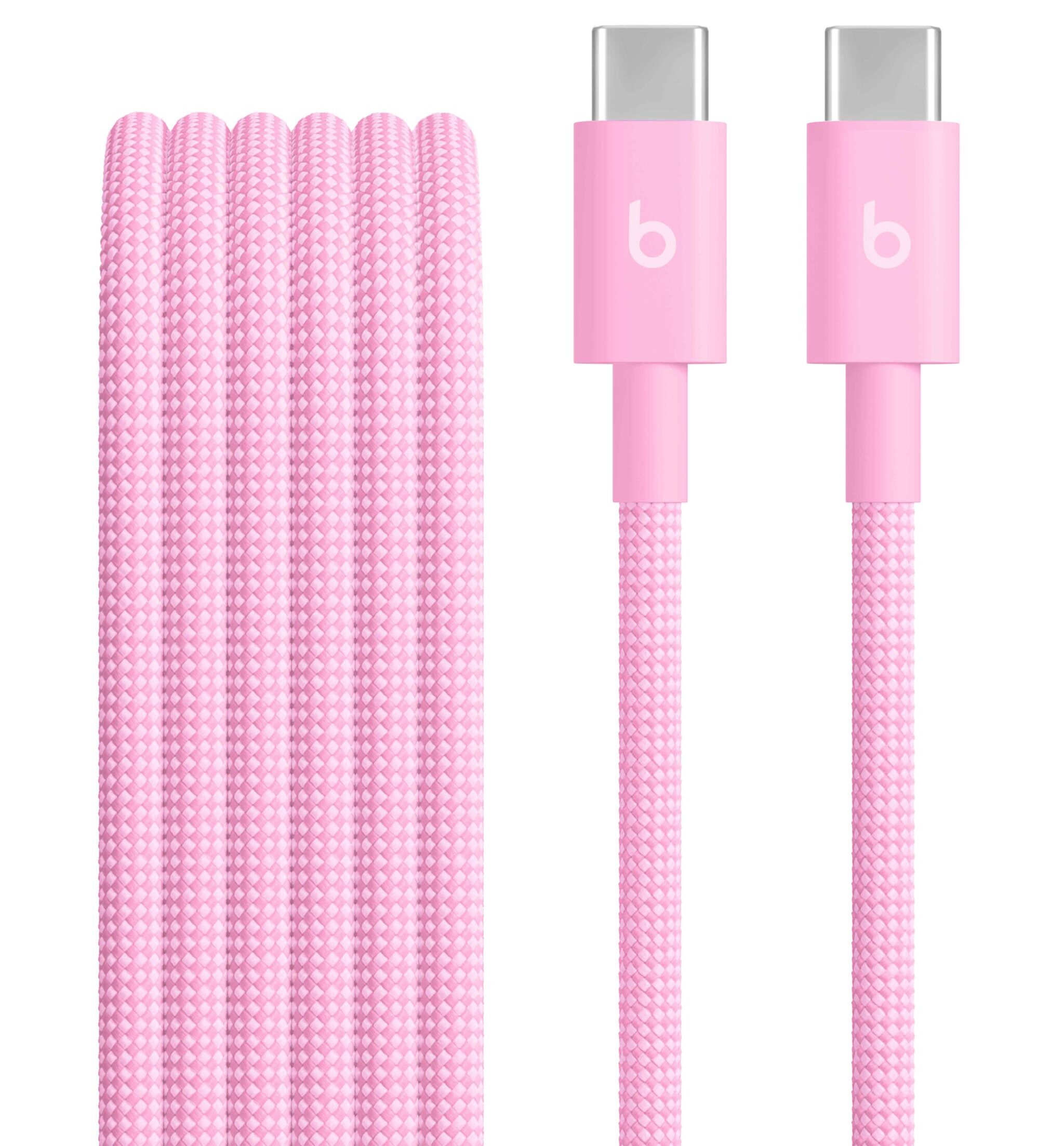 Beats: nuovi cavi rosa intrecciati fino a 240 W, da USB-C a USB-C - macitynet.it Beats: nuovi cavi rosa intrecciati fino a 240 W, da USB-C a USB-C - macitynet.it