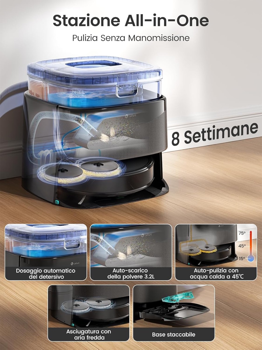 Amazon impazzisce: robot lavapavimenti Lefant da 1.200 € crolla a soli 330 € - macitynet.it Amazon impazzisce: robot lavapavimenti Lefant da 1.200 € crolla a soli 330 € - macitynet.it