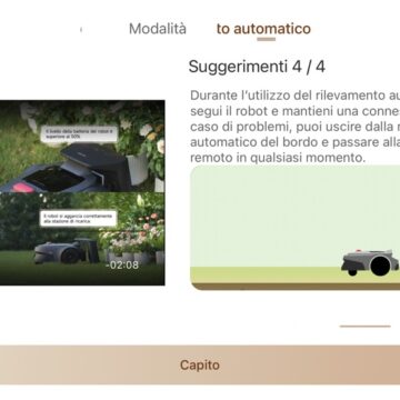 Recensione robot tagliaerba MOVA ViAX 500, mappa da solo il giardino - macitynet.it